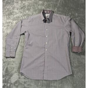 Paul Fredrick Non-Iron Men's Oxford Flip Cuff Size 16 1/2-33